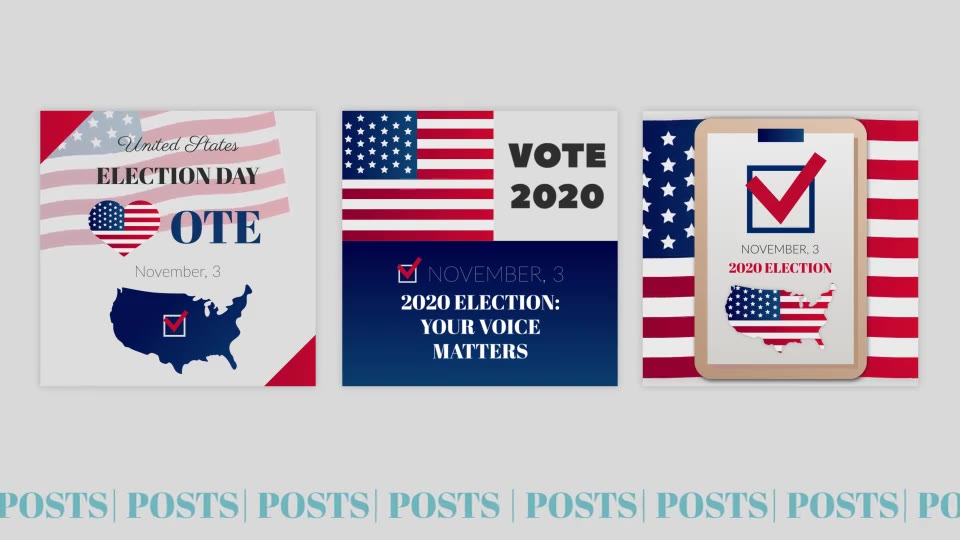 Election Stories and Posts Pack Videohive 29042680 Premiere Pro Image 8