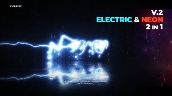 Electric and Neon Logo Reveal - Videohive Download 22870197