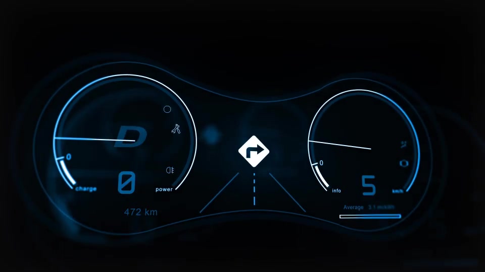 Electric Car HUD Videohive 39149452 After Effects Image 4