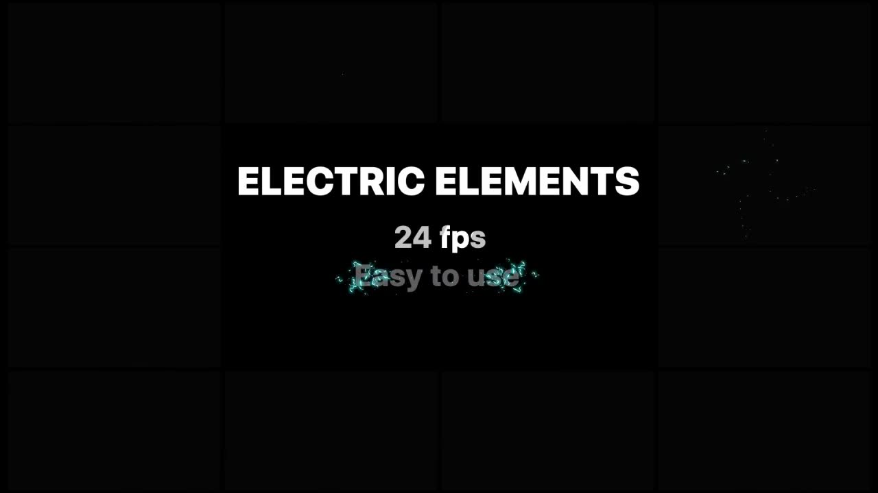 Electric Elements | Final Cut Videohive 23825028 Apple Motion Image 2