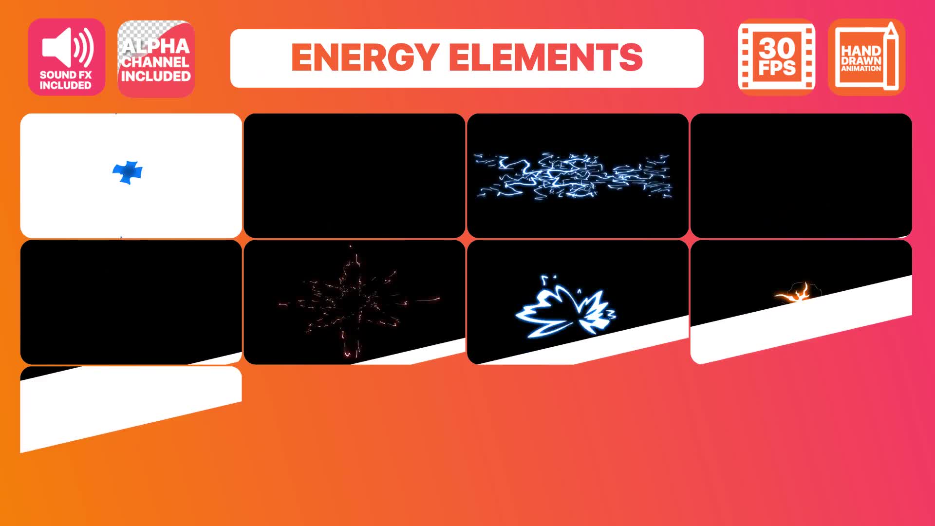Electric Energy Elements | Premiere Pro MOGRT Videohive 30942789 Premiere Pro Image 1