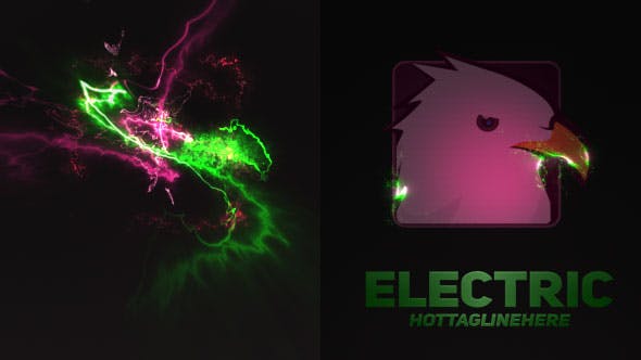 Electric glitch logo - Download Videohive 21270266