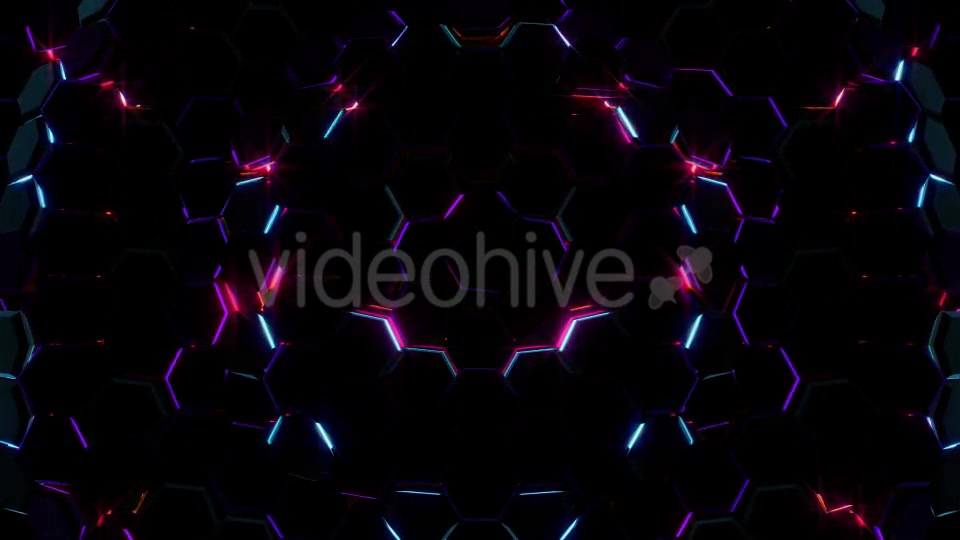 Electric Hexagons Lights 02 - Download Videohive 21184905