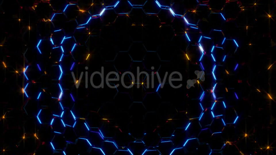 Electric Hexagons Lights - Download Videohive 19235522