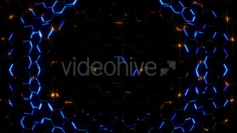Electric Hexagons Lights - Download Videohive 19235522