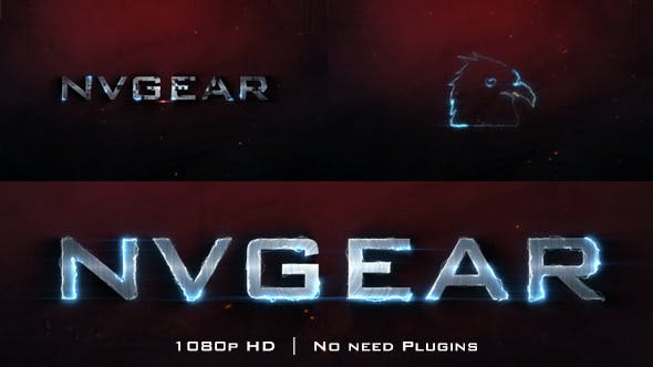 Electric Logo and Text Reveal - 14820047 Download Videohive