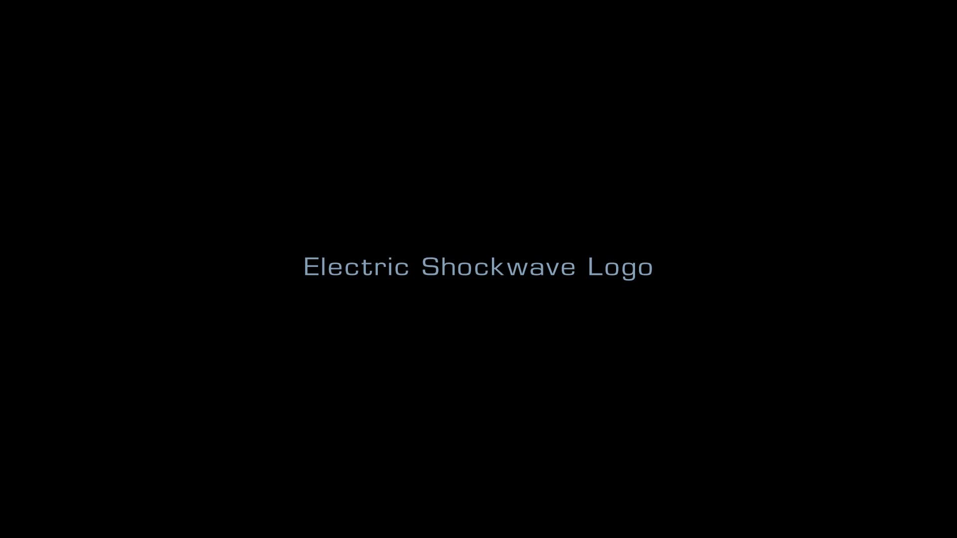 Electric Shockwave Logo - Download Videohive 17517301