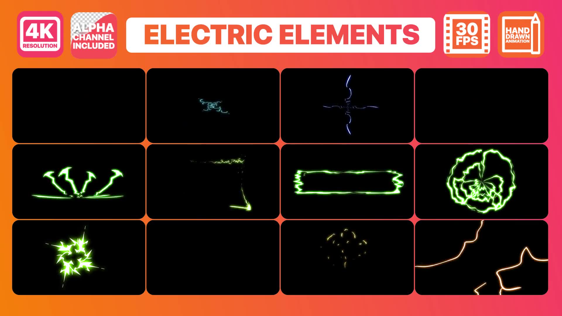 Electricity Elements And Titles | DaVinci Resolve Videohive 33838884 DaVinci Resolve Image 2
