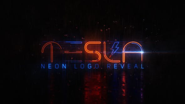 Electricity Neon Logo - 21824779 Videohive Download