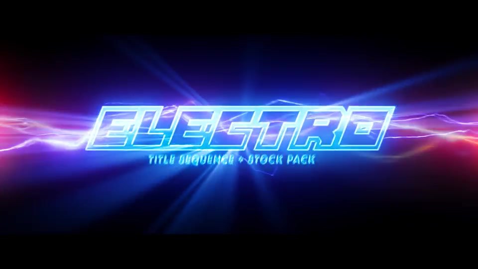Electro Electric Title Sequence + 16 Lighting Elements. - Download Videohive 18794222