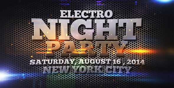 Electro Night Party - Download Videohive 7836794