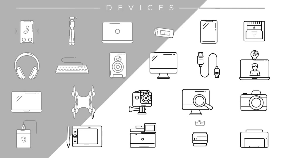 Electronic Devices Icons Videohive 32078410 Premiere Pro Image 10