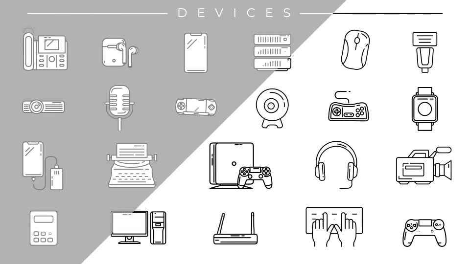 Electronic Devices Icons Videohive 32078410 Premiere Pro Image 8
