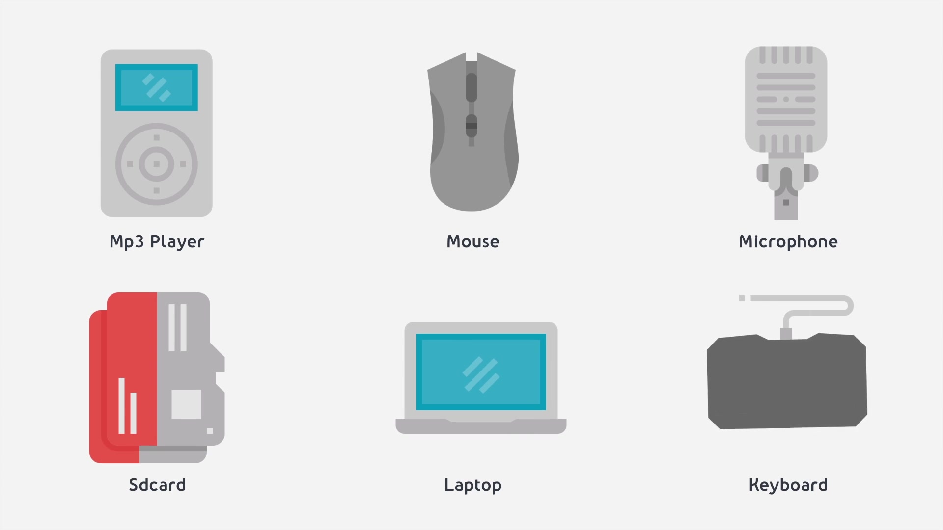 Electronic Devices Modern Flat Animated Icons Videohive 26863959 After Effects Image 6
