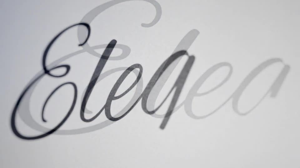 Elegance Animated Handwriting Typeface Videohive 22619712 Premiere Pro Image 2