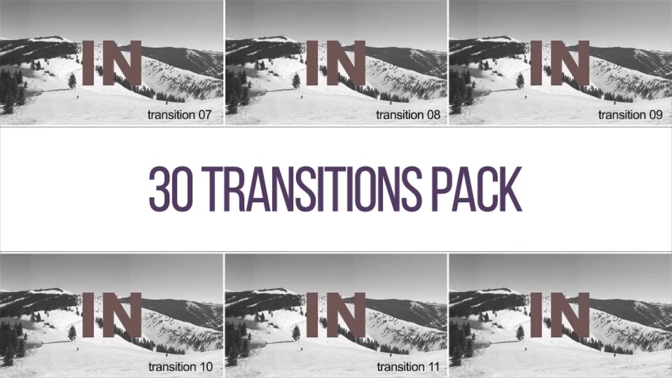 Elegance of Transitions PACK 30 Items Videohive 16540082 After Effects Image 9