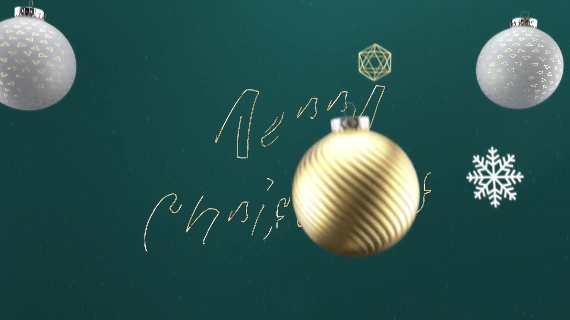 Elegant 3D Christmas Intro Videohive 29626091 After Effects Image 2