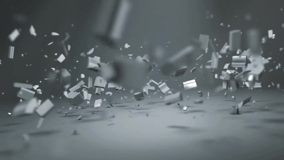 Elegant 3D Shatter Logo - Download Videohive 18604954