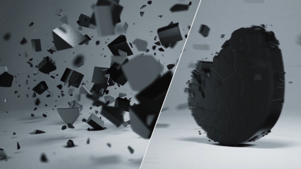 Elegant 3D Shatter Logo - Download Videohive 18604954