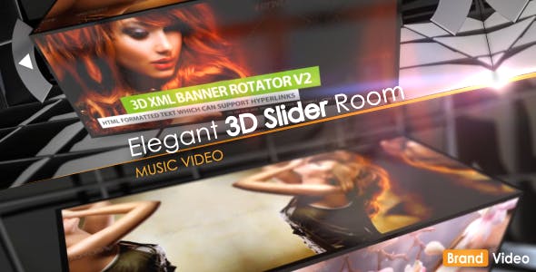 Elegant 3D Slider Room - Download Videohive 7180293
