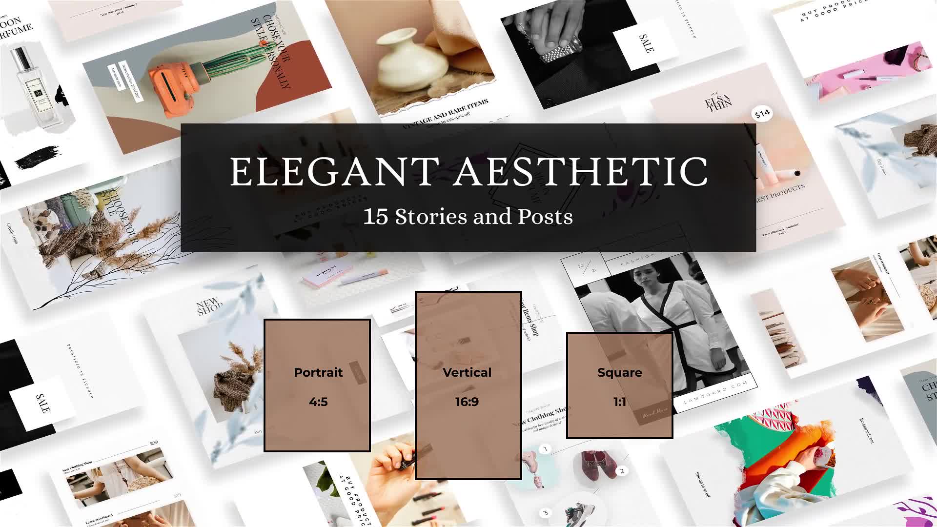 Elegant Aesthetic Instagram Stories and Posts Videohive 29833369 After Effects Image 1
