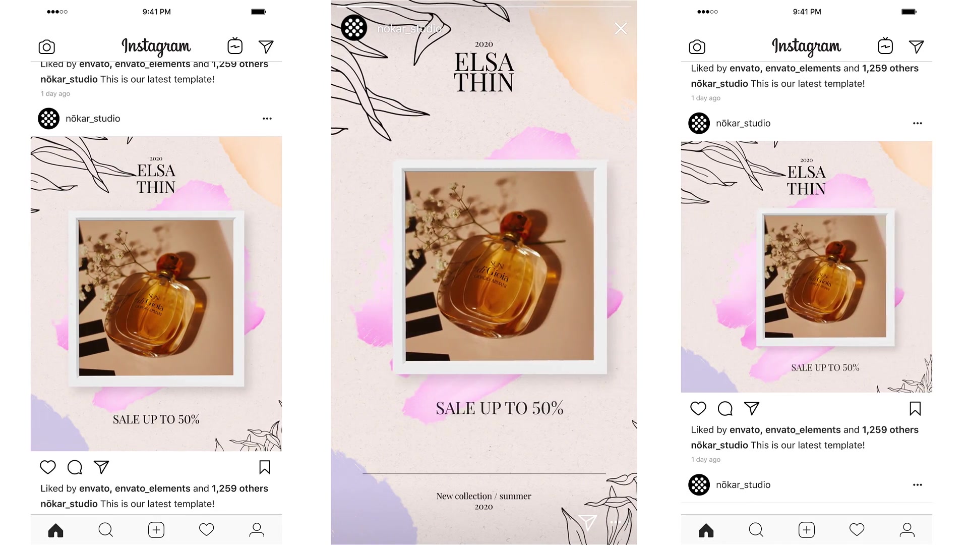 Elegant Aesthetic Instagram Stories and Posts Videohive 29833369 After Effects Image 12