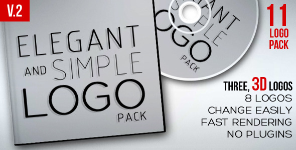 Elegant And Simple Logo Pack - Download Videohive 6423670
