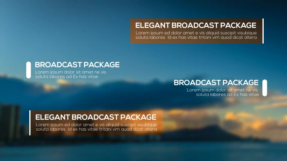 Elegant Broadcast Package - Download Videohive 13101496