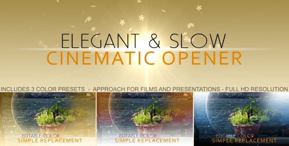 elegant cinematic opener - Videohive 179772 Download