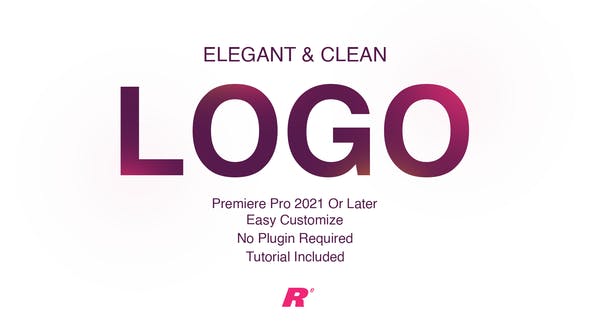 Elegant Clean Logo for Premiere Pro - 35389961 Download Videohive