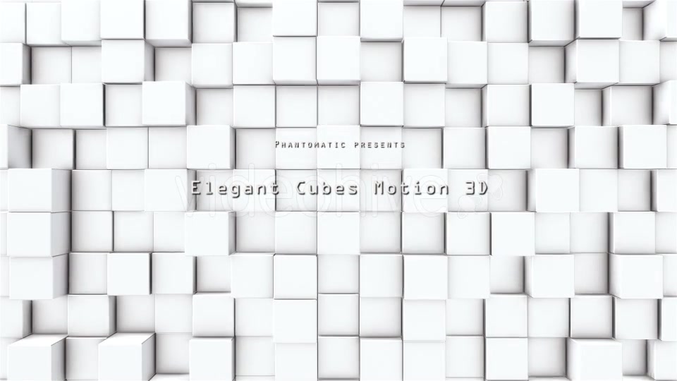 Elegant Cubes Motion 1 - Download Videohive 19552235