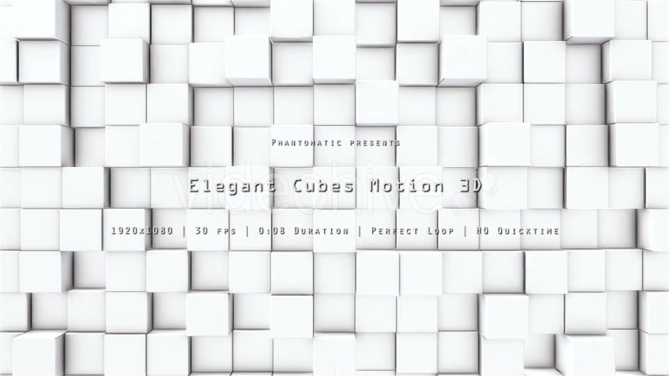 Elegant Cubes Motion 1 - Download Videohive 19552235