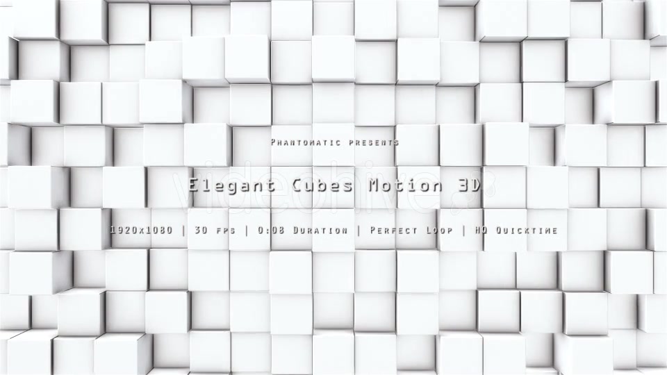 Elegant Cubes Motion 1 - Download Videohive 19552235