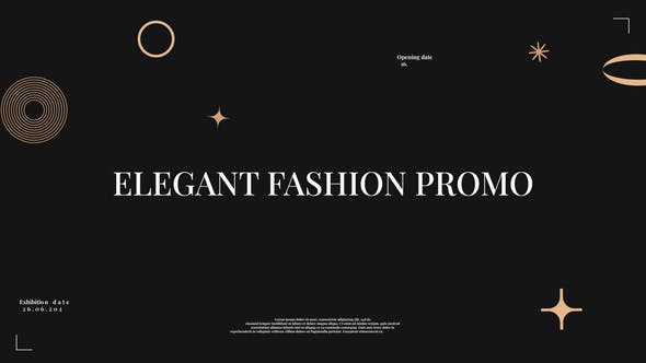 Elegant Fashion Promo - Videohive Download 35985068