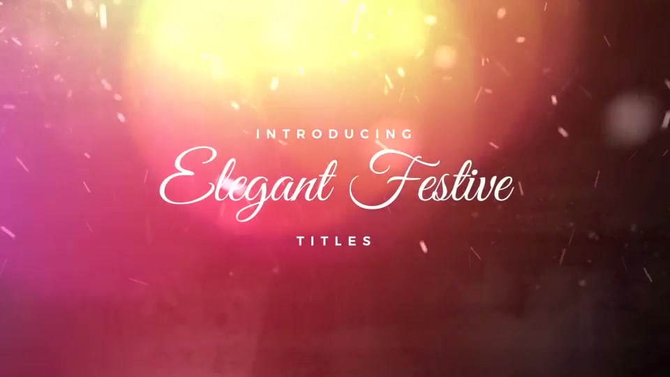 Elegant Festive Titles Videohive 18710546 After Effects Image 13