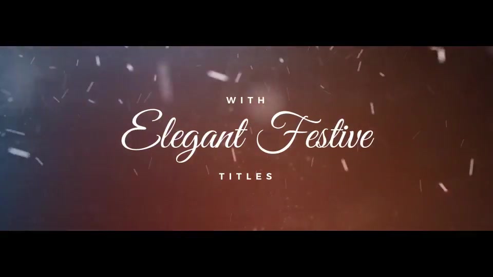 Elegant Festive Titles Videohive 18710546 After Effects Image 4