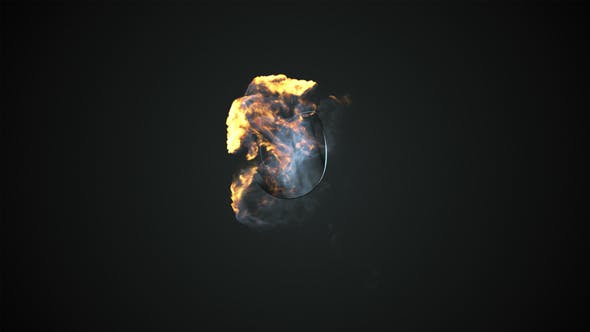 Elegant Fire Burst Logo - Videohive Download 23438762