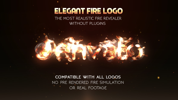 Elegant Fire Logo (No Plugin) - Download Videohive 13108852