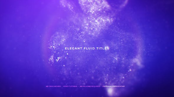 Elegant Fluid Titles - 29197619 Videohive Download