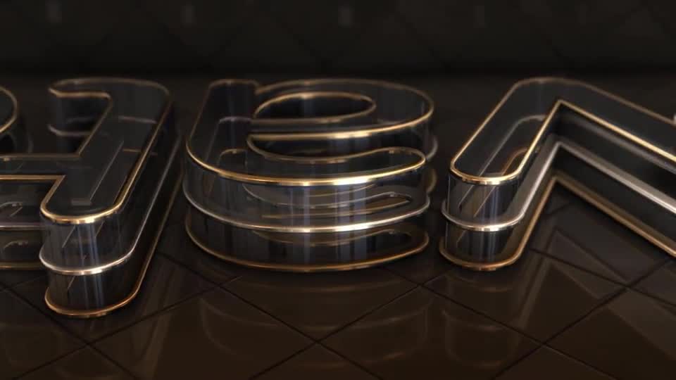 Elegant Glass and Gold Logo Reveal Videohive 21464653 After Effects Image 1