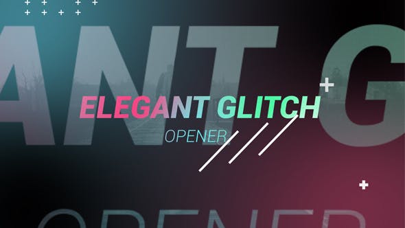 Elegant Glitch Opener - 19576003 Download Videohive