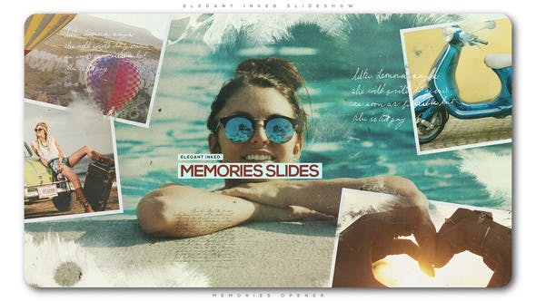 Elegant Inked Memories Slideshow - 22392842 Videohive Download