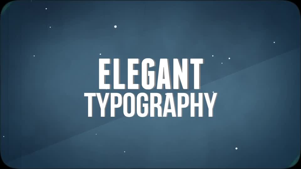 Elegant Kinetic Typography Videohive 8245536 After Effects Image 1