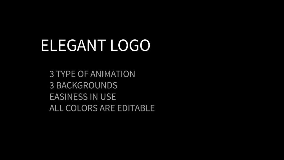 Elegant Logo - Download Videohive 11017190