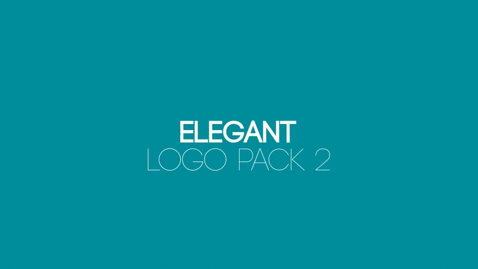 Elegant Logo Pack 2 Videohive 12252659 After Effects Image 1