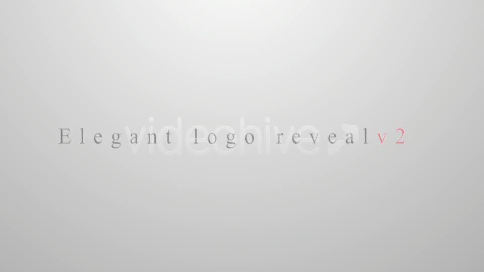 Elegant Logo Reveal V2 Videohive 3318127 After Effects Image 1