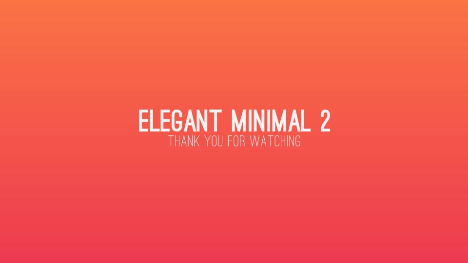 Elegant Minimal 2 - Download Videohive 7973949