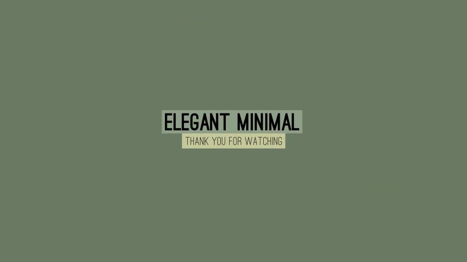 Elegant Minimal - Download Videohive 6046817