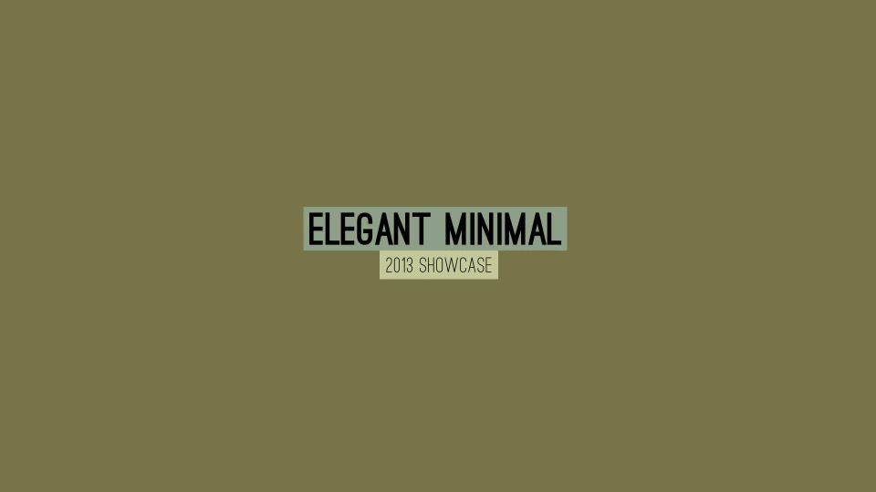 Elegant Minimal - Download Videohive 6046817