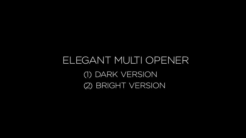 Elegant Multi Opener Videohive 11916902 After Effects Image 1